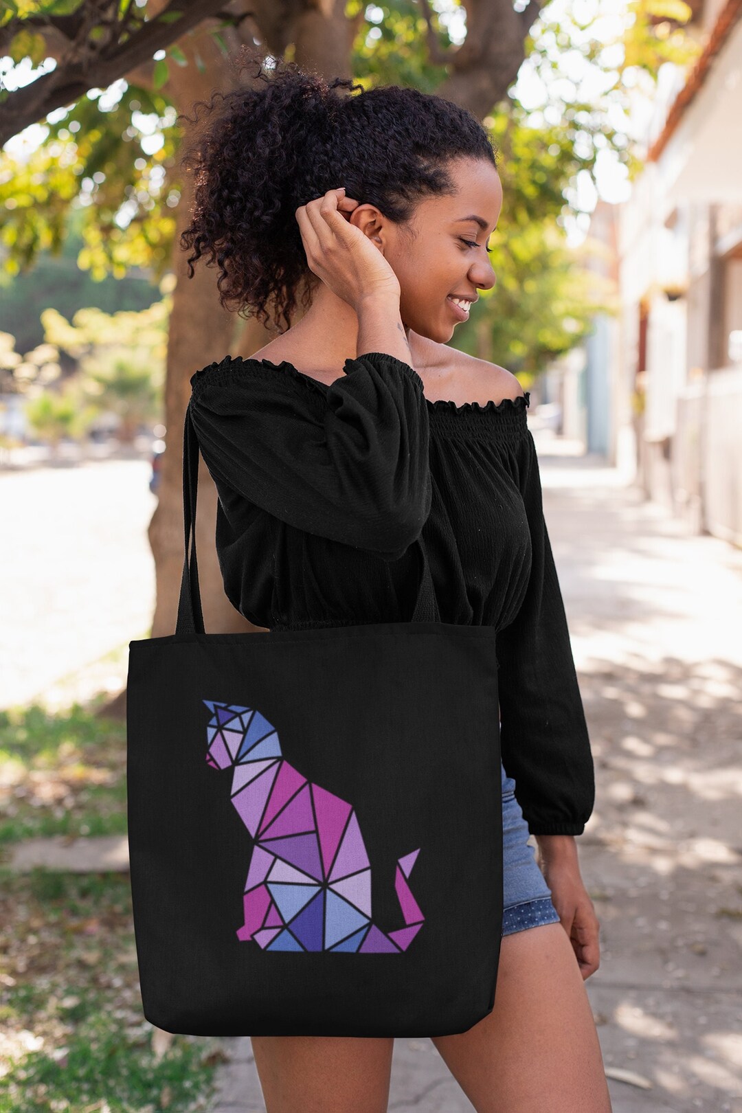 Subtle Bi Bag Subtle Bisexual Pride Cat Tote, Subtle Bi Pride, LGBTQIA Tote, Subtle ...