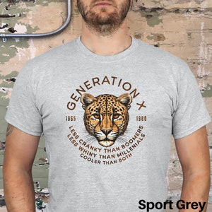 Camiseta Generación X, Camisa Generación X, Regalos Generación X, Camisa divertida de los años 70, Camiseta divertida de los años 80, Regalo de cumpleaños número 40, Regalo de cumpleaños número 50, Papá / Mamá Generación X imagen 3