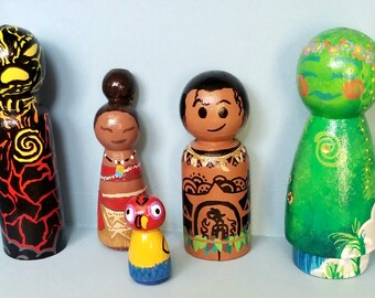 moana peg doll