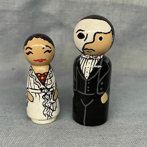 The Phantom of the Opera Peg Dolls