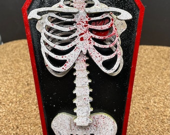 Gothic skeleton wall art