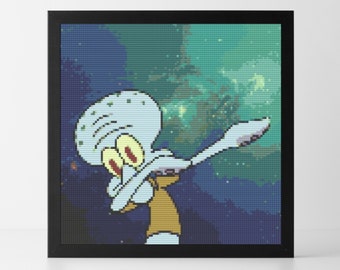 Dabbing Squidward - Etsy