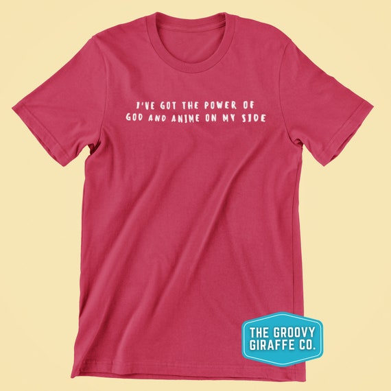 Power of God and Anime on My Side Vine Quote T Shirt Funny - Etsy Norway Power of God and Anime on My Side Vine Quote T Shirt Funny - Etsy Norway