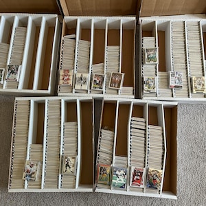 600 Random Football Cards from the 1980s-today - No doubles mix of cards