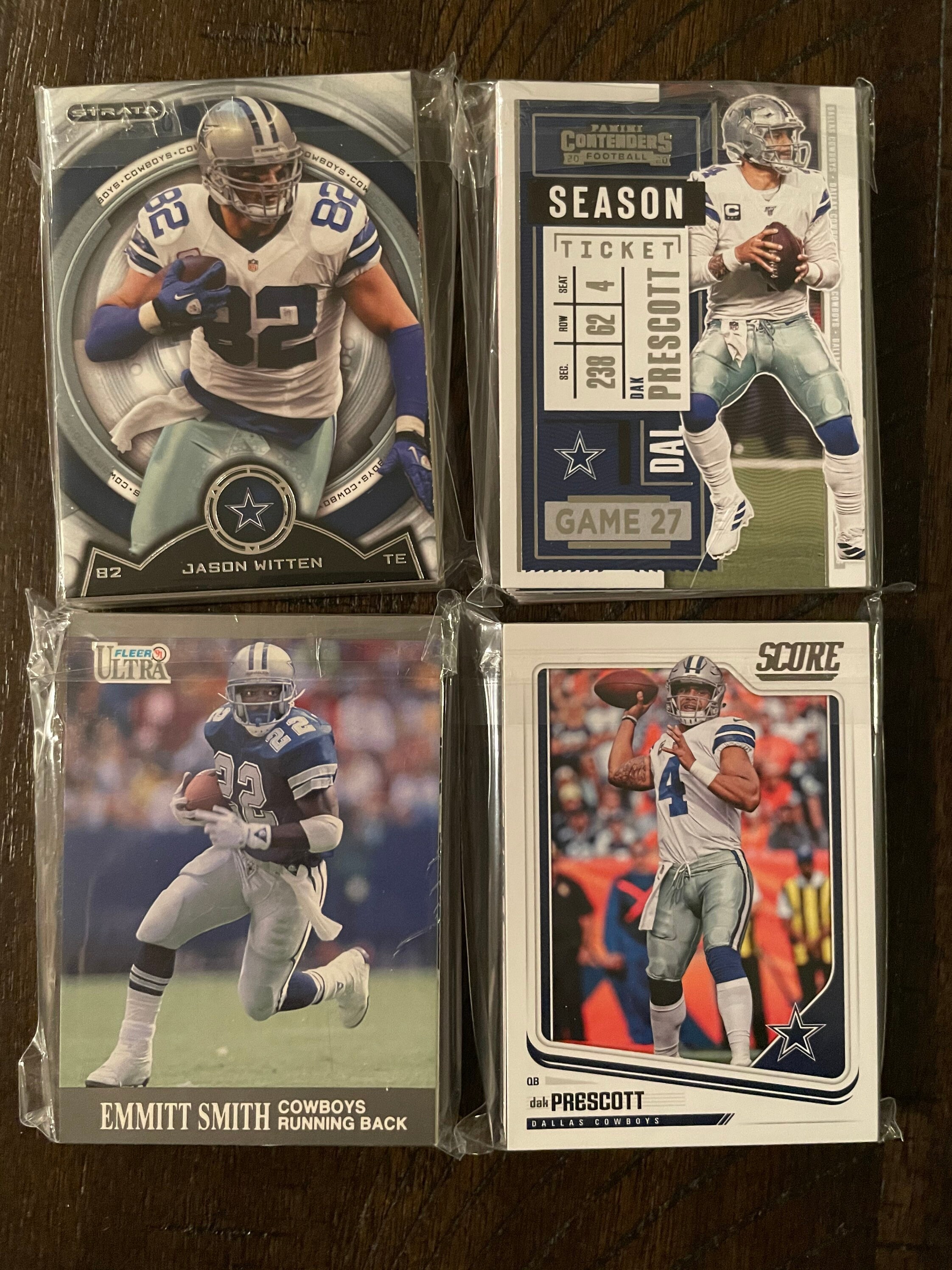 Dallas Cowboys Football Cards Grab Bag of 30 Cards from Etsy