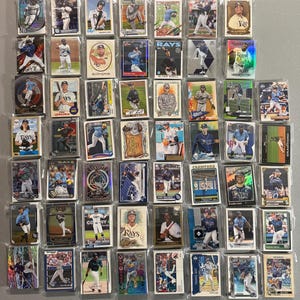 Tampa Bay Rays Baseball Cards - Grab Bag of 30 Cards from the 1990s-Today