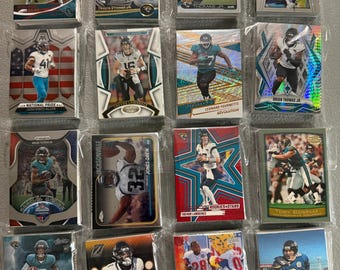 Jacksonville Jaguars Football Cards - Grab Bag of 30 Cards from 1980s-Today