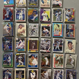 Los Angeles Dodgers Baseball Cards - Grab Bag of 30 Cards from 1980s-Today