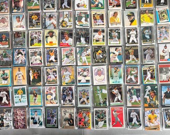 Oakland/Sacramento Athletics (A's) Baseball Cards - Grab Bag of 30 Cards from the 1980s-Today