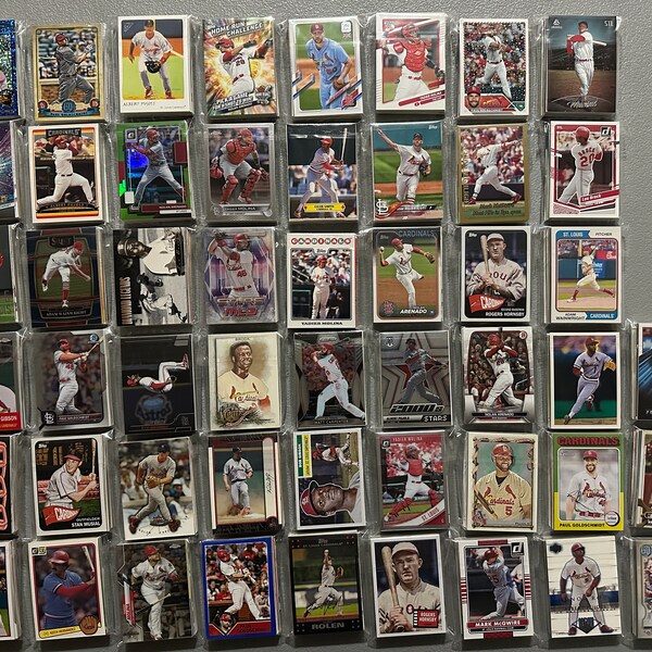 St. Louis Cardinals Baseball Cards - Grab Bag of 30 Cards from 1980s-Today