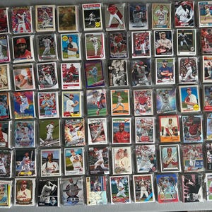 Cartes de baseball des Cardinals de Saint-Louis - Sachet de 30 cartes des années 80 à aujourd'hui
