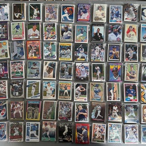 Cartes de baseball des Cubs de Chicago - Sachet de 30 cartes des années 80 à aujourd'hui