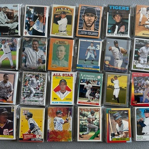 Detroit Tigers Baseball Cards - Grab Bag of 30 Cards from 1980s-Today