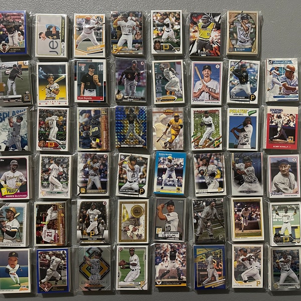 Pittsburgh Pirates Baseball Cards - Grab Bag of 30 Cards from 1980s-Today