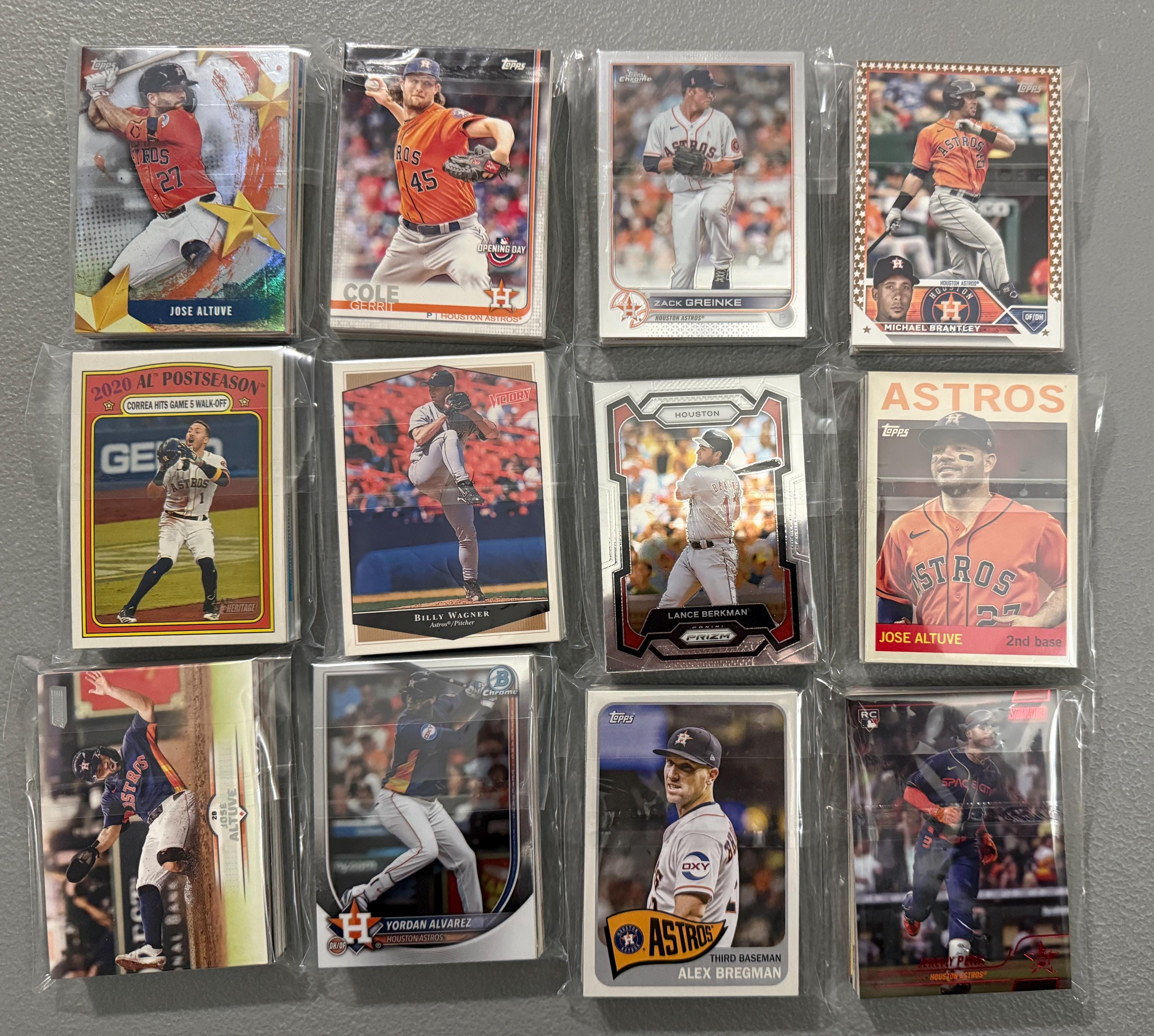 Houston Astros Baseball Cards - Grab Bag of 30 Cards From the 1980s ...