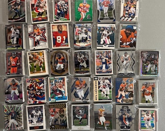 Denver Broncos Football Cards - Grab Bag of 30 Cards from 1980s-Today