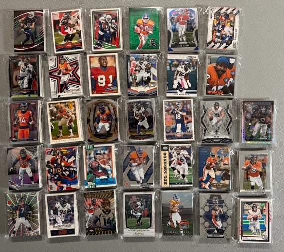 Denver Broncos Football Cards - Grab Bag of 30 Cards from 1980s-Today