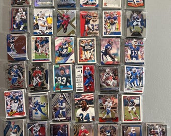 Buffalo Bills Football Cards - Grab Bag of 30 Cards from 1980s-Today