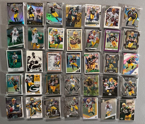 Green Bay Packers Football Cards - Grab Bag of 30 Cards from 1980s-Today