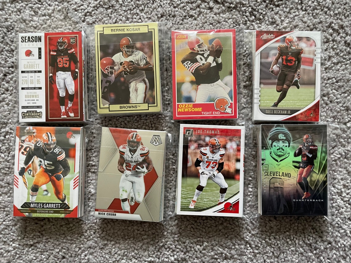 Cleveland Browns Football Cards Grab Bag of 30 Cards from | Etsy