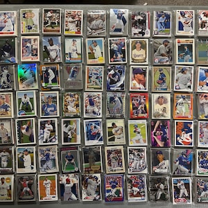 Cartes de baseball des Texas Rangers - Sac de 30 cartes des années 80 à nos jours