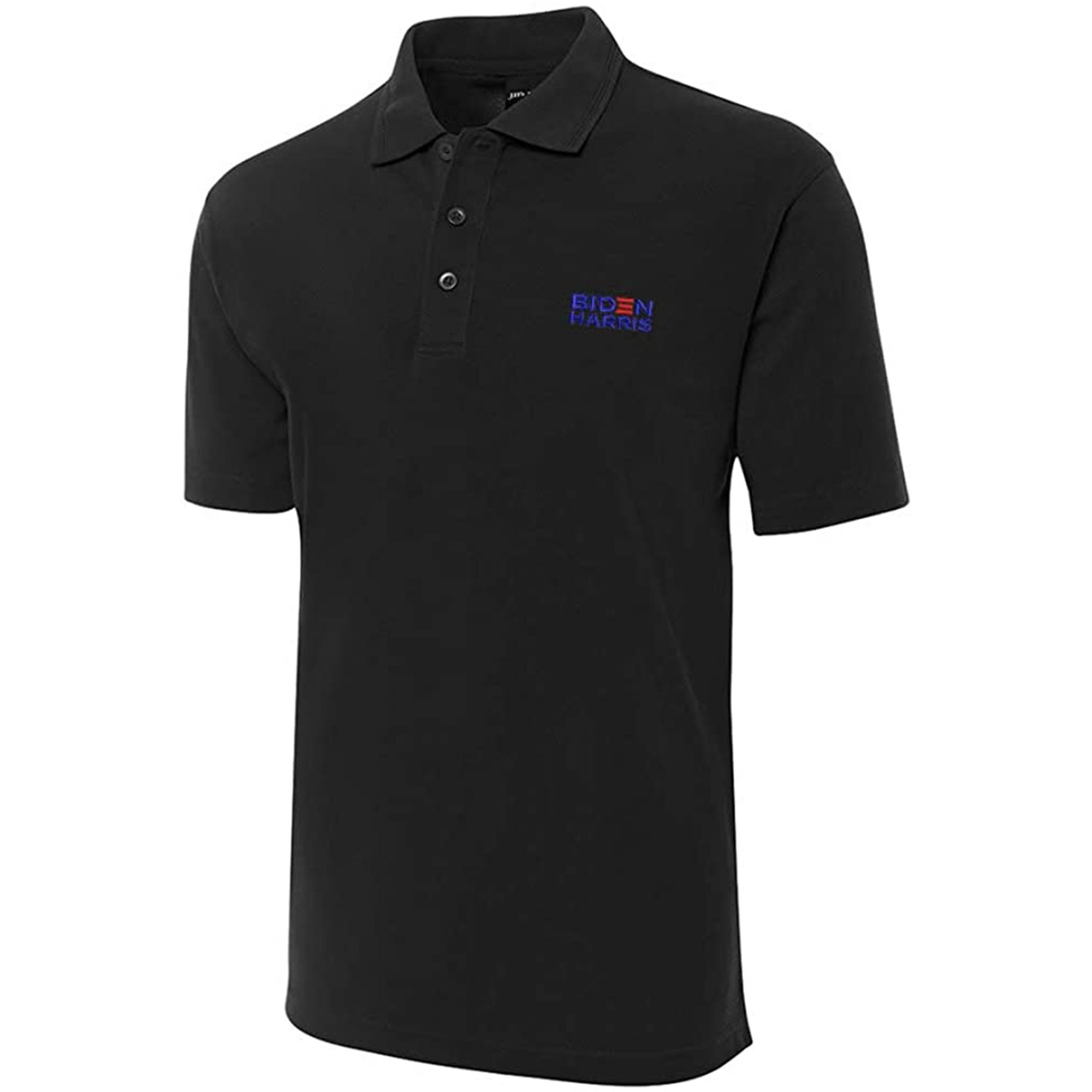 Discover Biden Harris Embroidered Short Sleeve Polo Shirts Classic Embroidery Men's Polo Shirt