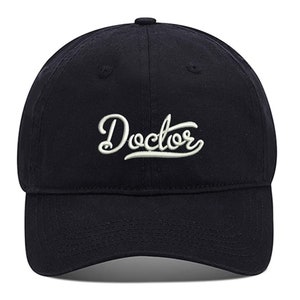 Men Baseball Cap Doctor Embroidery Hat Embroidered Adjustable Hats Cotton Caps Unisex