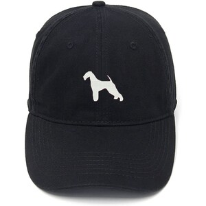 Embroidery Hat Cotton Embroidered Casual Men&#39;s Baseball Cap Airedale Terrier Dog