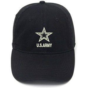 Embroidery Hat Cotton Embroidered Casual Men&#39;s Baseball Cap for U.S. Military Army