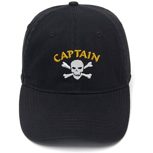 Embroidery Hat Cotton Embroidered Casual Men&#39;s Baseball Cap Pirate Captain
