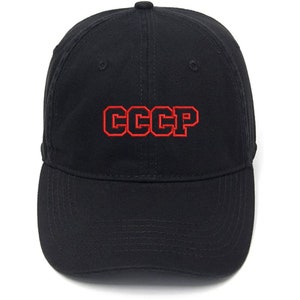 Embroidery Hat Cotton Embroidered Casual Men&#39;s Baseball Cap for USSR CCCP