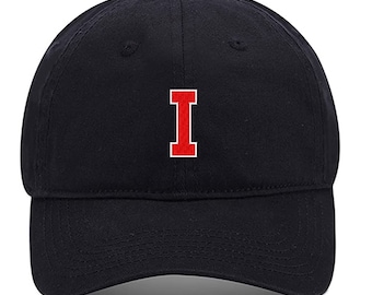 Hommes Casquette de Baseball Athletic Lettre I Broderie Chapeaux Ajustables Brodés Chapeaux En Coton Casquettes Unisexe
