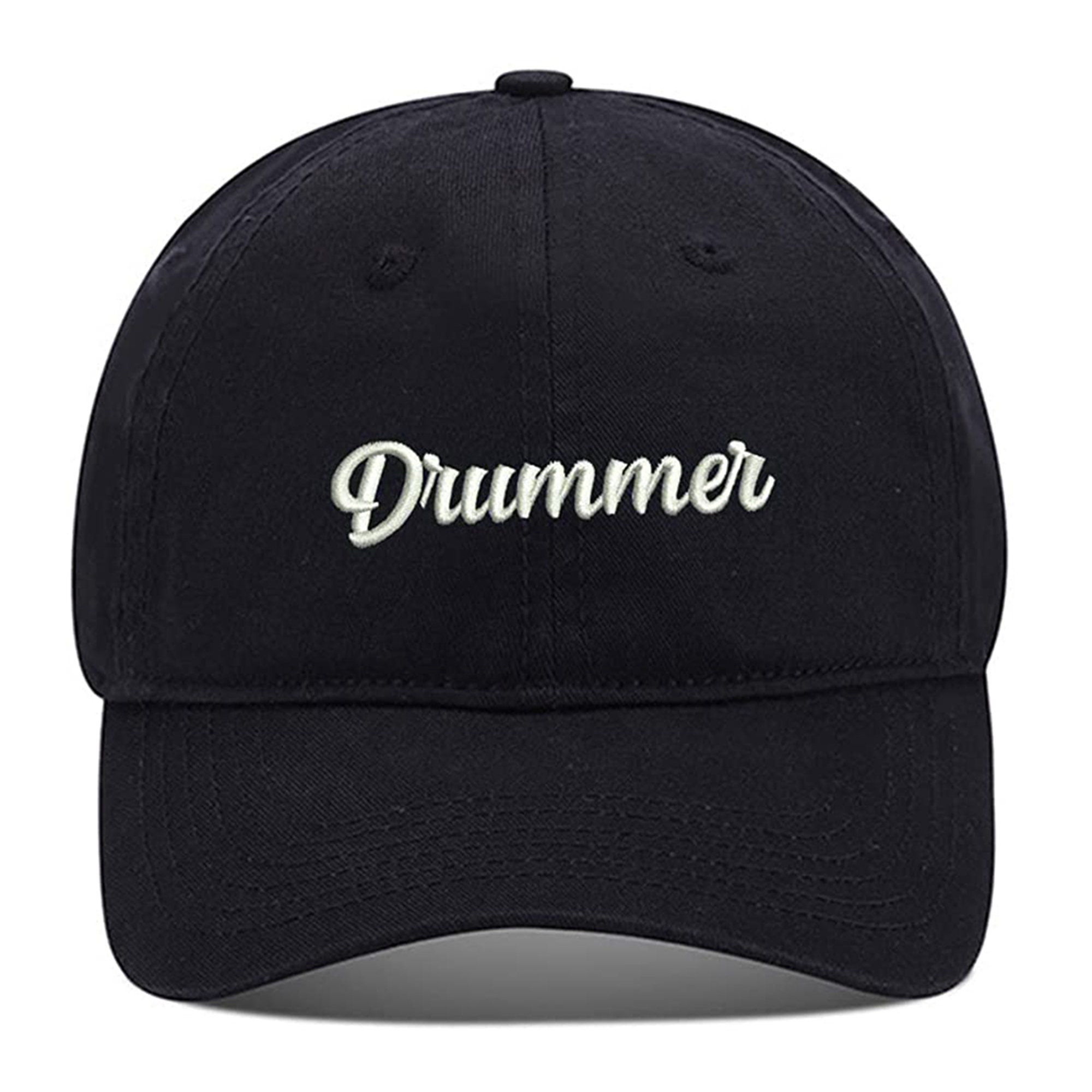 Men Baseball Cap Drummer Embroidery Hat Embroidered Adjustable Hats ...