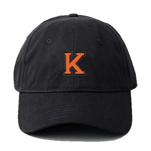 Embroidery Hat Cotton Embroidered Casual Men&#39;s Baseball Cap Sport Letter K