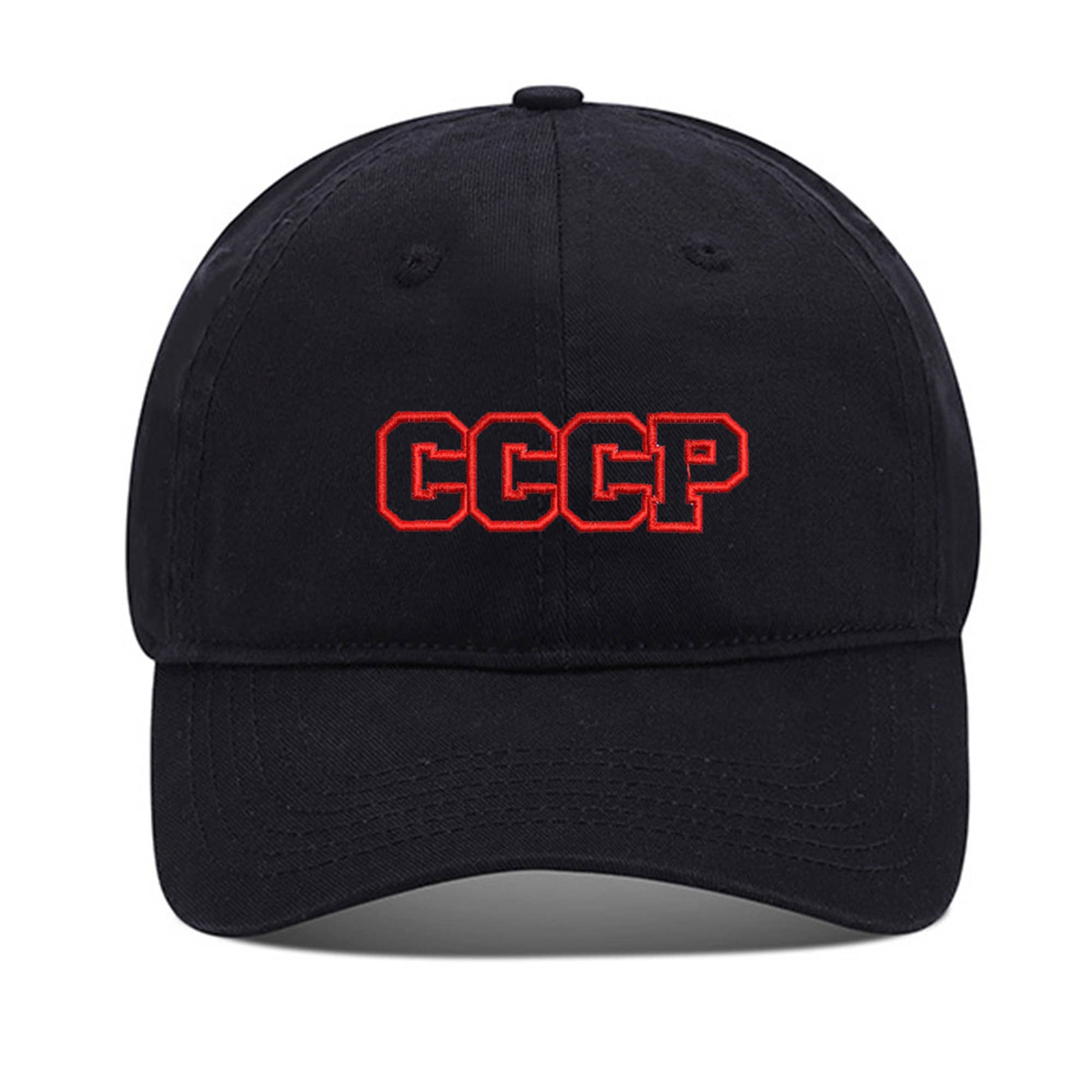 USSR CCCP Unisex Embroidery Baseball Cap Washed Cotton Embroidered