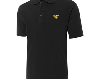 Embroidered Short Sleeve Polo Shirts Classic Gryphon Embroidery Men's Polo Shirt