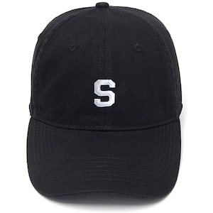 Sombrero bordado algodón bordado casual gorra de béisbol para hombres letra S