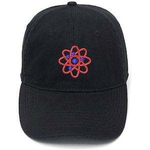 Embroidery Hat Cotton Embroidered Casual Men's Baseball Cap Atom Science