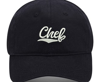 Men Baseball Cap Chef Embroidery Hat Embroidered Adjustable Hats Cotton Caps Unisex