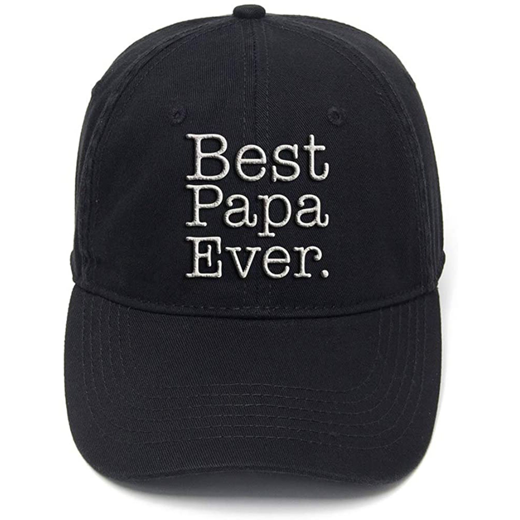 Ladies Baseball Cap,Worlds Best Papa T Sandwich Peak Cap Adjustable Black Sport Cap 