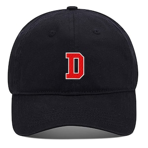 Hombres Gorra de Béisbol Atlética Letra D Bordado Sombreros Ajustables Sombreros ajustables Gorras de algodón Unisex