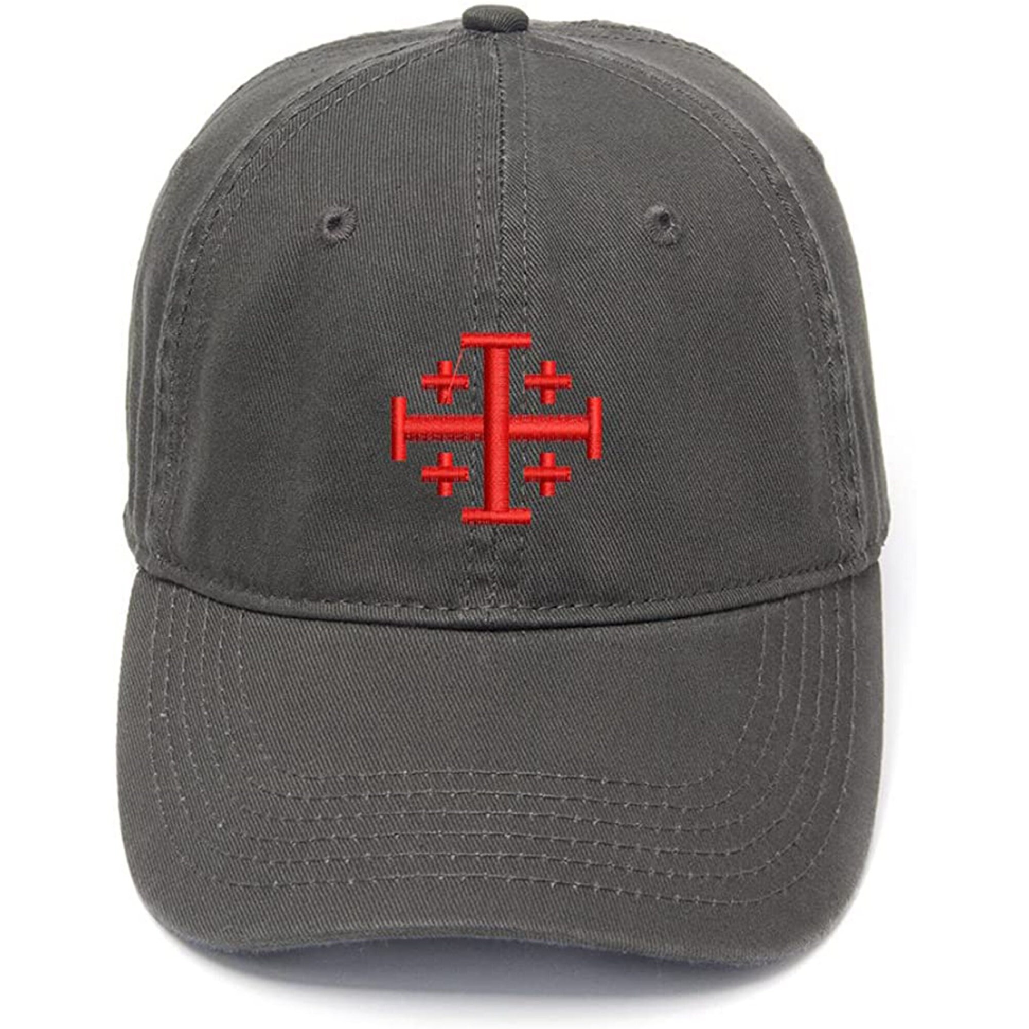 Cappellino Baseball Con Croce Di Gesù Ricamata, Unisex In Cotone, Regolabile, Regalo Religioso Per Uomo E Donna - 2