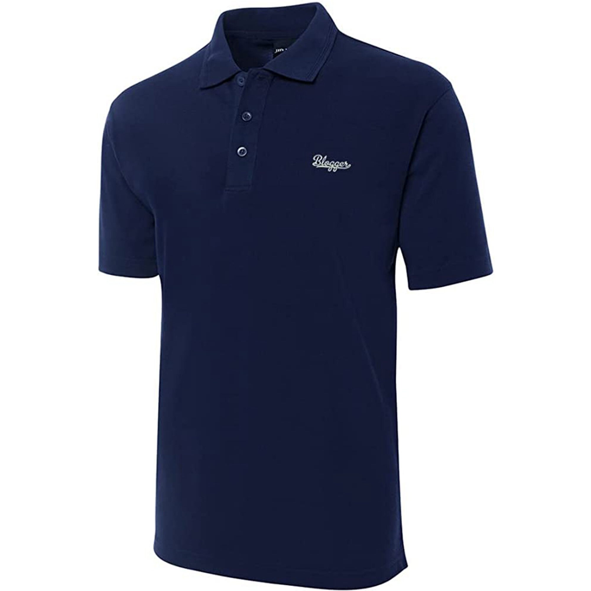 Blogger Embroidered Short Sleeve Polo Shirts Classic Embroidery