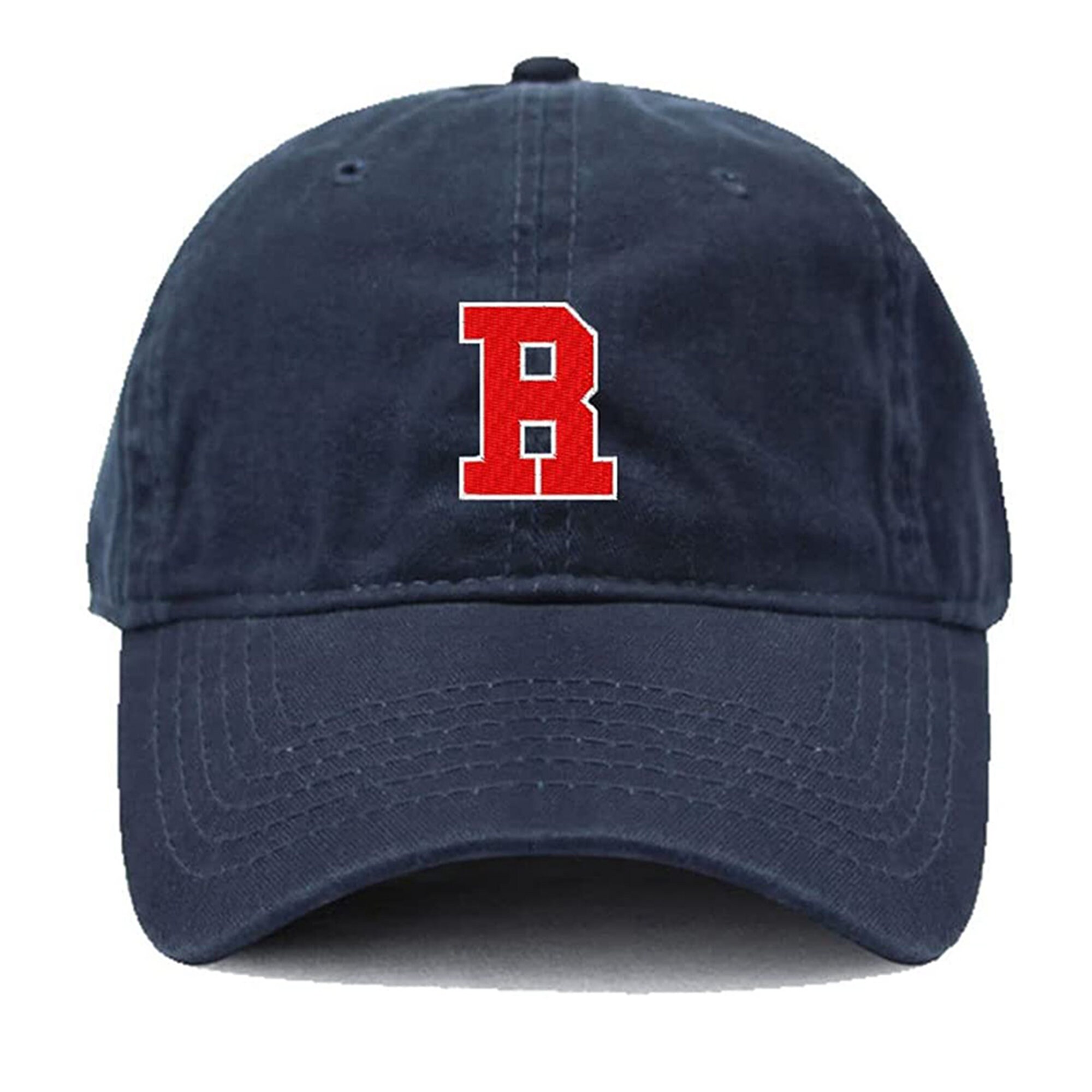 Letter R Hat Men Baseball Cap Athletic Letter R Embroidery Hat Embroidered ...