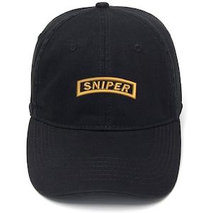 Embroidery Hat Cotton Embroidered Casual Men&#39;s Baseball Cap for Army Sniper