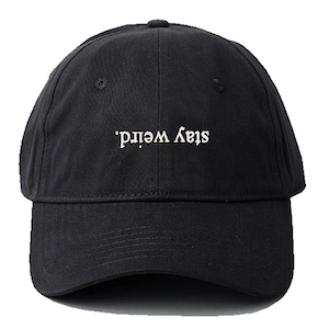 Men Baseball Cap Stay Weird Embroidery Hat Embroidered Adjustable Hats Cotton Caps Unisex