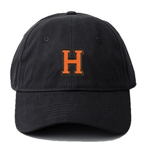 Sombrero bordado algodón bordado casual gorra de béisbol para hombres Sport Letter H