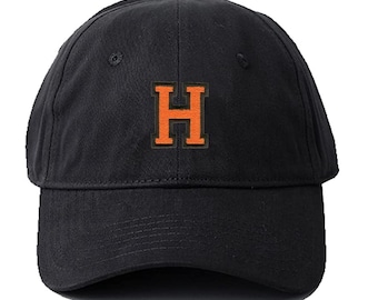 Embroidery Hat Cotton Embroidered Casual Men's Baseball Cap Sport Letter H