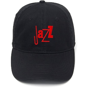 Embroidery Hat Cotton Embroidered Casual Men&#39;s Baseball Cap Electric Bass Guitar Jazz