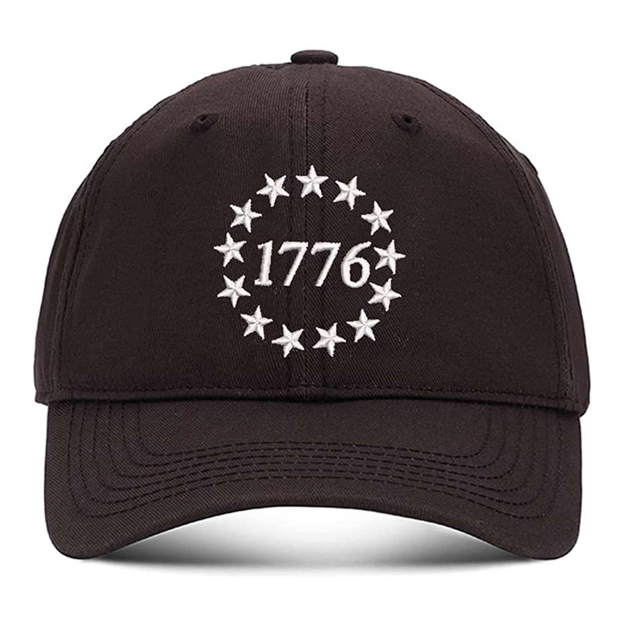 Hat Rack 1776 Men Baseball Cap US Stars 1776 Embroidery Hat Embroidered Adjustable ...